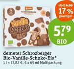 Bio-Vanille-Schoko-Eis von demeter Schrozberger im aktuellen tegut Prospekt für 5,79 €