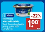 Mozzarella-Minis Angebote von CUCINA NOBILE bei ALDI SÜD Siegen für 1,00 €