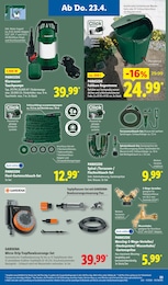 Gartenbewässerung im Lidl Prospekt LIDL LOHNT SICH auf S. 51