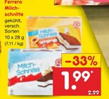 Netto Marken-Discount - Milchschnitte Angebot im Prospekt Milchschnitte bei Netto Marken-Discount im Prospekt "" für 1,99 €