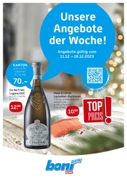 boni Center Prospekt für Bochum mit 8 Seiten boni Center Prospekt für Bochum: "Unsere Angebote der Woche!", 8 Seiten, 11.12.2023 - 16.12.2023