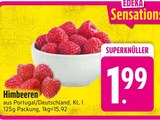 Himbeeren im EDEKA Prospekt Himbeeren von im aktuellen EDEKA Prospekt für 1,99 €