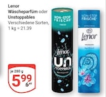 Wäscheparfüm im Angebot bei GLOBUS in Hoyerswerda Wäscheparfüm Angebote von Lenor bei GLOBUS Hoyerswerda für 5,99 €