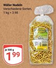 Nudeln im Angebot bei GLOBUS in Wetzlar Nudeln Angebote von Wäller bei GLOBUS Wetzlar für 1,99 €