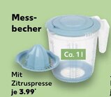 Messbecher mit Zitruspresse von  im aktuellen Kaufland Prospekt für 3,99 €