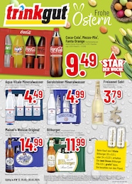 Aktueller Trinkgut Getränkemärkte Prospekt für Ginsheim-Gustavsburg: Aktuelle Angebote mit 12} Seiten, 25.03.2024 - 30.03.2024