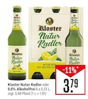 Natur Radler oder 0,0% Alkoholfrei im Angebot bei Marktkauf in Aalen Natur Radler oder 0,0% Alkoholfrei Angebote von Kloster bei Marktkauf Aalen für 3,79 €