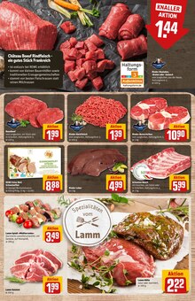 Schweinefleisch im REWE Prospekt "Dein Markt" mit 30 Seiten (Neuss)