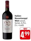 Wein Angebote von Novantaceppi bei EDEKA Bruchsal für 4,99 €