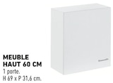 Meuble haut 60 cm en promo chez Brico Cash Niort