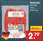 Aktuelle Hackfleisch Angebote bei Netto Marken-Discount in Wuppertal Aktuelles Mettenden Angebot bei Netto Marken-Discount in Wuppertal ab 2,79 €
