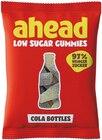 Low Sugar Gummies Cola Bottles Angebote von ahead bei REWE Butzbach für 1,49 €
