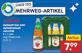 Apfelsaft klar im Angebot bei Netto Marken-Discount in Celle Apfelsaft klar Angebote bei Netto Marken-Discount Celle für 7,99 €