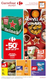 Heineken Angebote im Prospekt "NOUVEL AN LUNAIRE" von Carrefour Market auf Seite 1