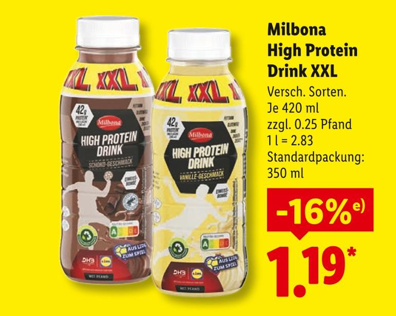 High Protein Drink XXL Schoko-Geschmack