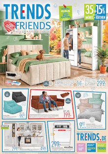 Trends Leverkusen Prospekt der aktuellen Woche, gültig von 03.10.2026 bis 08.10.2026 Aktueller Trends Leverkusen Prospekt "TRENDS FOR FRIENDS" mit 8 Seiten