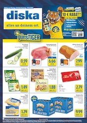 diska Discounter Prospekt der aktuellen Woche mit 12 Seiten, gültig von 12.10.2026 bis 17.10.2026, in Ahorn und Umgebung Aktueller diska Discounter Prospekt in Ahorn und Umgebung, "alles an deinem ort." mit 12 Seiten, 12.10.2026 - 17.10.2026