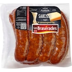 8 saucisses fumées LES BRASERADES - OCCITANES en promo chez Carrefour Nantes à 5,99 €