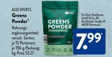 Greens Powder im ALDI SÜD Prospekt Greens Powder von ALDI SPORTS im aktuellen ALDI SÜD Prospekt für 7,99 €
