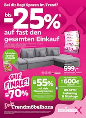 Aktueller mömax Möbel & Einrichtung Prospekt in Pesterwitz und Umgebung, "Bis -25% auf fast den gesamten Einkauf" mit 16 Seiten, 19.01.2026 - 27.01.2026