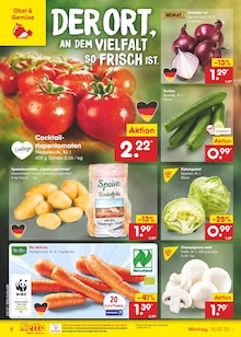 Tomaten im Netto Marken-Discount Prospekt "Aktuelle Angebote" mit 65 Seiten (Kassel)