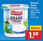 Quark Creme bei Netto Marken-Discount im Kropstädt Prospekt für 1,29 €