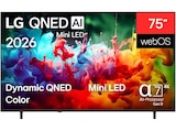75QNED72B6A QNED TV (Flat, 75 Zoll / 190 cm, UHD 4K, SMART TV) von LG im aktuellen MediaMarkt Saturn Prospekt für 899,00 €