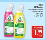 WC-Reiniger Himbeer-Essig Angebote von Frosch bei Marktkauf Altenburg für 1,99 €