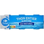 Thon entier albacore - CARREFOUR CLASSIC' dans le catalogue Carrefour