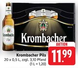 Pils im Angebot bei E center in Reutlingen Pils Angebote von Krombacher bei E center Reutlingen für 11,99 €