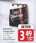 Schwarzbier von Köstritzer für 3,49 € bei EDEKA im Angebot Schwarzbier von Köstritzer im aktuellen EDEKA Prospekt