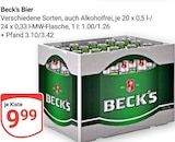 Beck's im Angebot bei GLOBUS in Wiesbaden Beck's Angebote bei GLOBUS Wiesbaden für 9,99 €