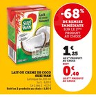 Lait ou creme de coco - SUZI WAN en promo chez U Express Lait ou creme de coco - SUZI WAN dans le catalogue U Express