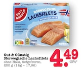 Aktuelle Lachs Angebote bei E center in Ludwigshafen (Rhein) Aktuelles Norwegische Lachsfilets Angebot bei E center in Ludwigshafen (Rhein) ab 4,49 €