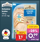 Schweinebraten für 0,99 € bei Netto Marken-Discount im Angebot Schweinebraten im aktuellen Netto Marken-Discount Prospekt