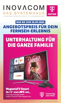 Aktueller INOVACOM Prospekt "ANGEBOTSPREIS FÜR DEIN FERNSEH-ERLEBNIS" Seite 1 von 12 Seiten