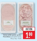 Milde Lyoner im Angebot bei Marktkauf in Schorndorf Milde Lyoner Angebote von Heinzi bei Marktkauf Schorndorf für 1,00 €