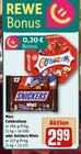 Celebrations oder Snickers Minis im Angebot bei REWE in Fürth Celebrations oder Snickers Minis Angebote von Mars bei REWE Fürth für 2,99 €