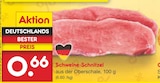 Schweine-Schnitzel bei Netto Marken-Discount im Prospekt "" für 0,66 €