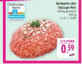 Hackepeter oder Thüringer Mett bei Marktkauf im Schweinfurt Prospekt für 0,59 €