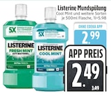 Mundspülung Cool Mint von Listerine im aktuellen EDEKA Prospekt für 2,49 €