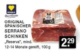 Original Spanischer Serrano Schinken im Angebot bei EDEKA in Bottrop Original Spanischer Serrano Schinken Angebote von EDEKA Herzstücke bei EDEKA Bottrop für 2,29 €