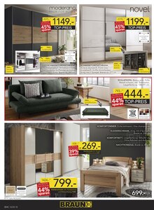 Bett im BRAUN Möbel-Center Prospekt "Gröööößter Sale des Jahres" mit 16 Seiten (Freiburg (Breisgau))