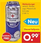 Hell im Netto Marken-Discount Prospekt Hell von Weltenburger im aktuellen Netto Marken-Discount Prospekt für 0,99 €