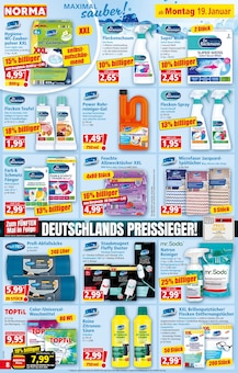 Waschmittel im Norma Prospekt "Mehr fürs Geld" mit 20 Seiten (Rostock)