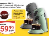 Kaffee Padautomat CSA210 Angebote von Senseo bei GLOBUS Erfurt für 5,99 €
