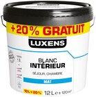 Peinture blanche mat - LUXENS en promo chez Weldom Rennes à 27,90 €