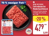Fettreduziertes Rinderhackfleisch von Meine Metzgerei für 4,79 € bei ALDI Nord im Angebot Fettreduziertes Rinderhackfleisch von Meine Metzgerei im aktuellen ALDI Nord Prospekt