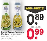 Aktuelles Cremfine zum Kochen 7% Fett Angebot bei E center in Mannheim ab 0,89 €