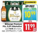 Premium Pils, 0,0% Alkoholfrei im Angebot bei EDEKA in Friedrichshafen Premium Pils, 0,0% Alkoholfrei Angebote von Bitburger bei EDEKA Friedrichshafen für 10,99 €